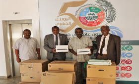 العربية للتنمية الزراعية تدعم الزراعة السودانية بأجهزة كمبيوتر 